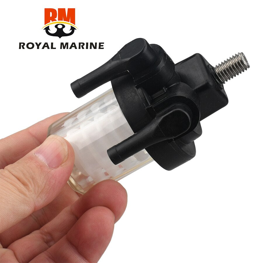 Outboard In-Line Fuel Filter Assembly for Suzuki, Yamaha Mercury