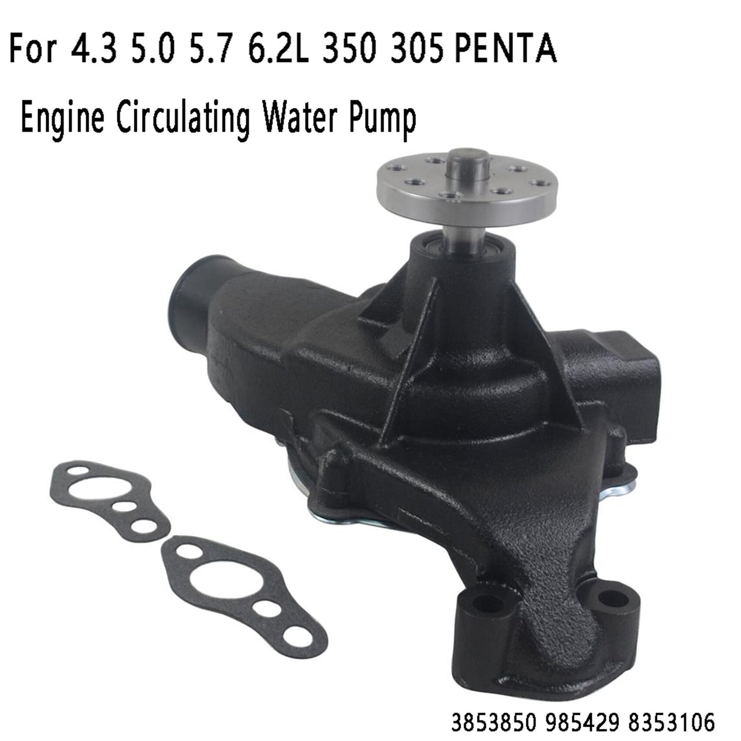 Engine Circulating Water Pump for VOLVO PENTA 3853850 MerCruiser 4.3 5.0 5.7 6.2L 350 305