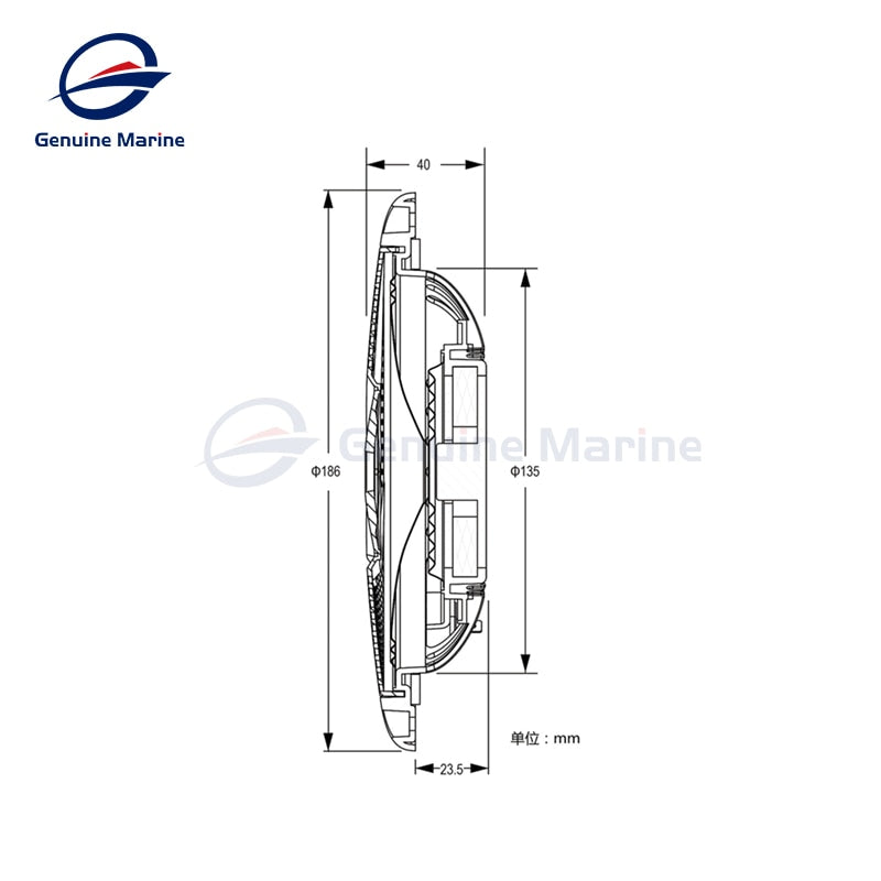 6.5 Inch 60Watts Marine Moisture-Proof And Waterproof Speakers