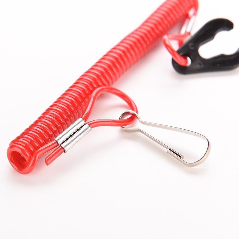 1PC Boat Outboard Engine Motor Lanyard Kill Stop Switch Safety Tether