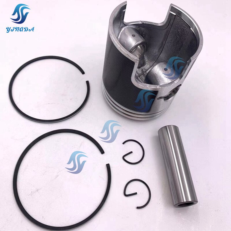 Piston Kit Std With Rings Replace for Suzuki Outboard Engine 40HP DT40 DT40C 79MM 12110-94400