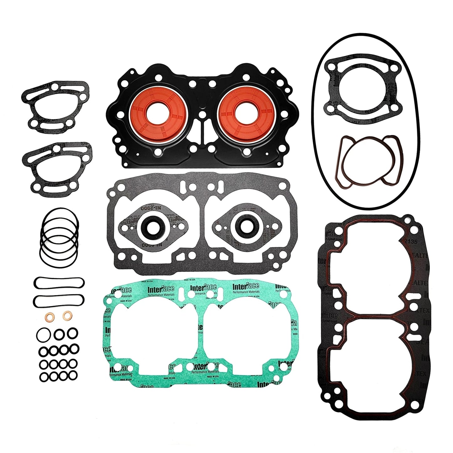 Gasket Set Kit for SeaDoo 951 Incl Crank Seals