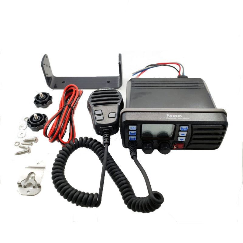 VHF Marine Radio With GPS 25W Walkie talkie IP67 Waterproof Mobile Boat VHF Radio Station