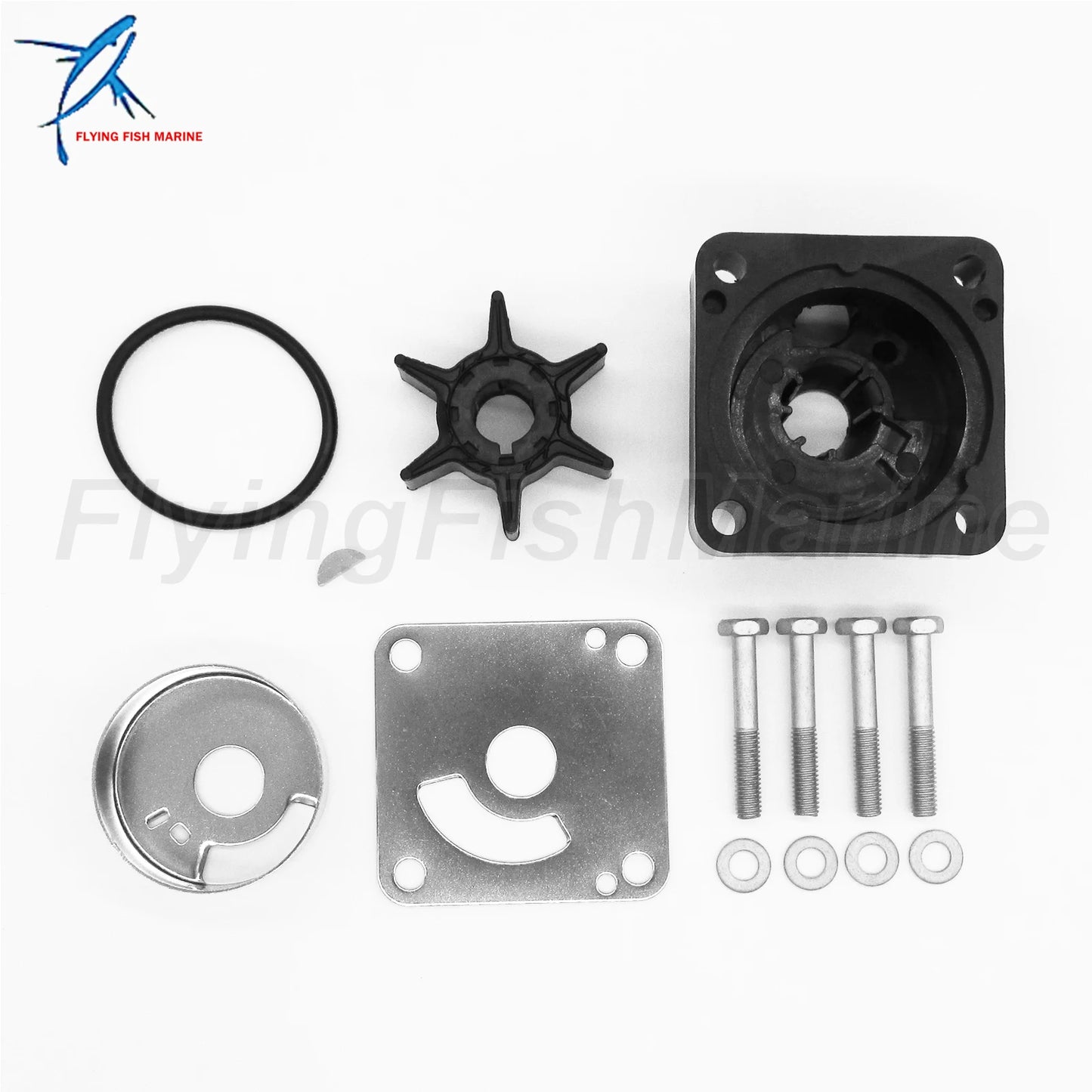 Yamaha F20HP F25HP 6L2-W0078-00 18-3431 Water Pump Repair Kit with Housing