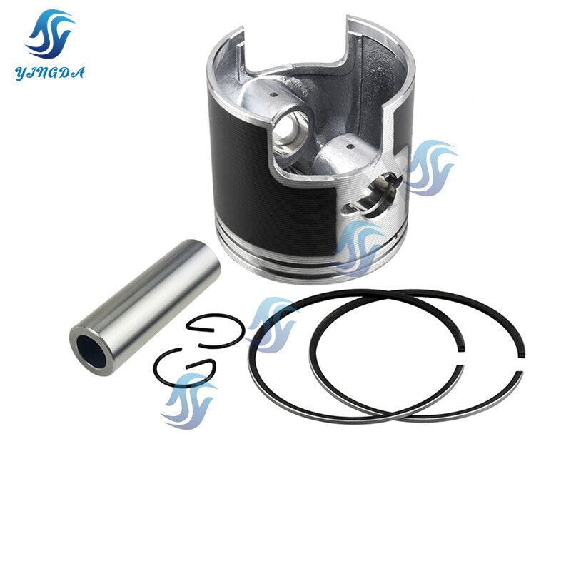 Piston Kit Std With Rings Replace for Suzuki Outboard Engine 40HP DT40 DT40C 79MM 12110-94400