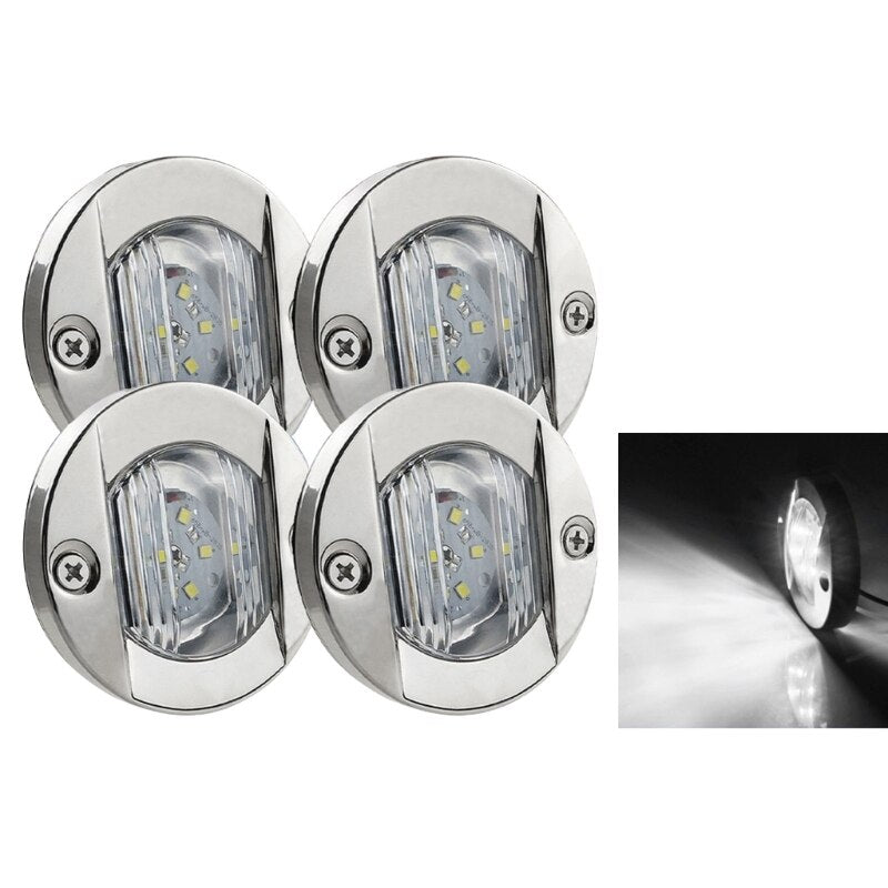 4 PIECE 12V LED Lights Interior Deck Transom