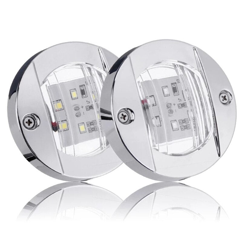 4 PIECE 12V LED Lights Interior Deck Transom