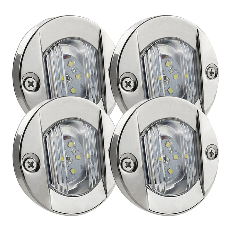 4 PIECE 12V LED Lights Interior Deck Transom